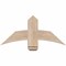 Ekena Millwork Bellingham Smooth Timber Gable Bracket, Douglas Fir, 36"W x 16"H x 5 1/2"D x 5 1/2"F, 11/12 Pitch GBW036X16X0606BEL00SDF - alternate 1